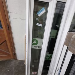 Vinyl Tempered White Window 11 1/2" X 59 1/2
