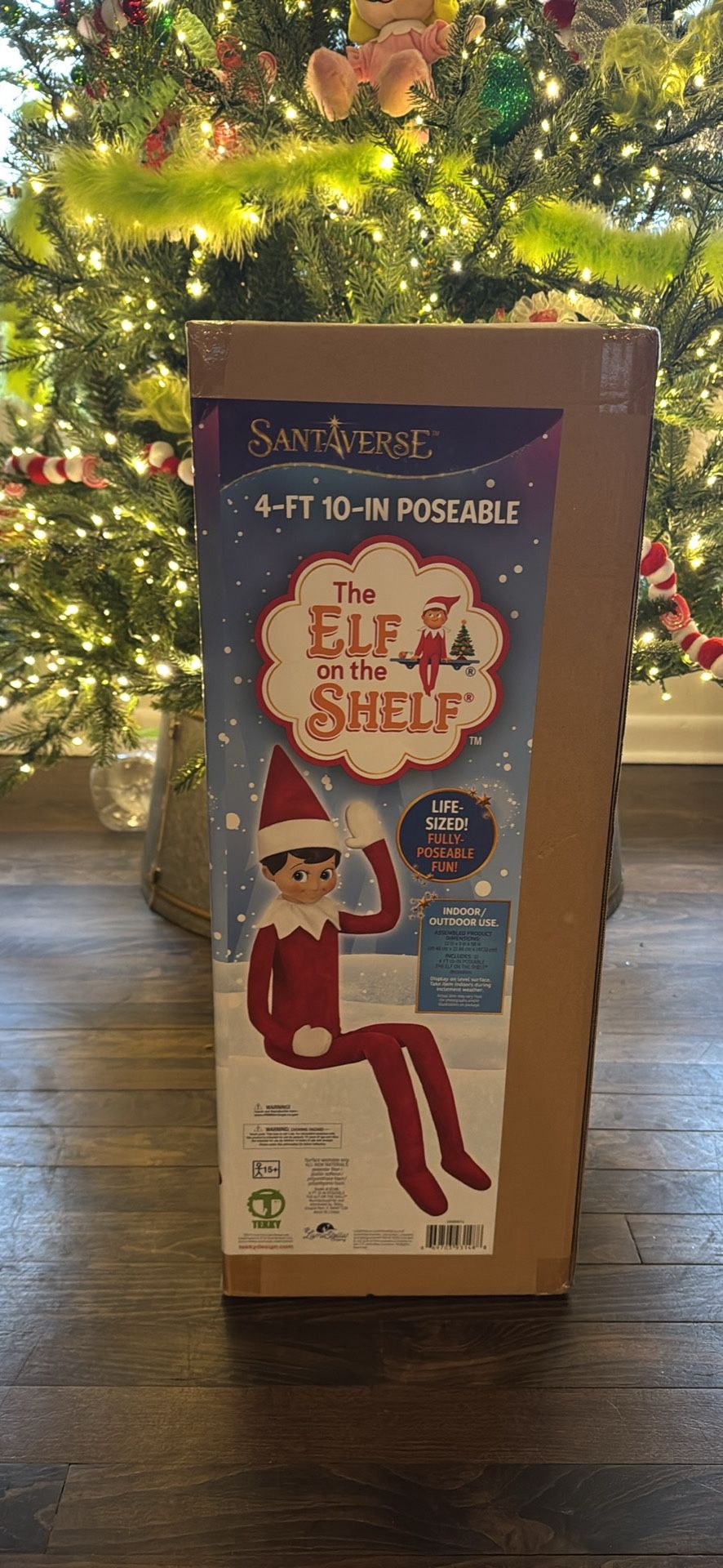 New In Box- Almost 5 Feet Tall Elf On The Shelf!