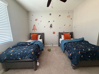 2  full size beds with mattress for sale