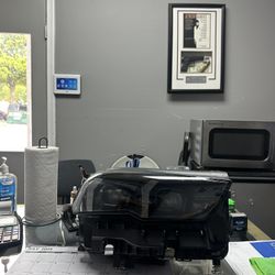 BMW 5 SERIES G60 ORIGINAL SHADOWLINE BLACK RIGHT PASSENGER LED HEADLIGHT HOUSING (NO DAMAGE) 2024/2025/2026