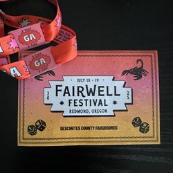 Fairwell Festival x2 Tickets