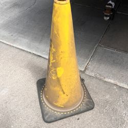 Yellow Safety Cone Traffic Cone