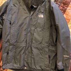 Men’s Northface HyVent Winter Jacket With Fleece