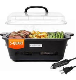 Brand new in the box- Electric Food Warmer & Cooler 5Qt, Portable Mini Crock Pot & Slow Cooker Alternative, Buffet Serving Dish for Cold (37°F) or Hot