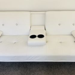 White futon/sofa bed 