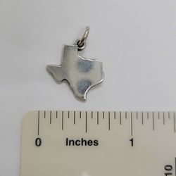 Retired & Rare James Avery Sterling Silver State Of Texas Charm Sterling 