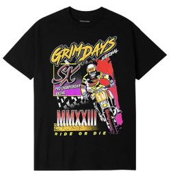 NEW IN BAG Grim Days XL Super Cross SX National Pro Championship Racing MMXXIII Ride Or Die 