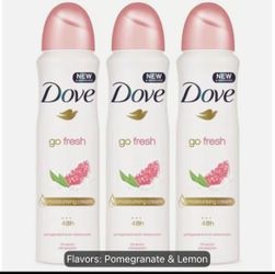 Dove body spray 3 pcs for 15$