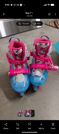 HYKID Cute Unicorn Kids Inline Roller Skates