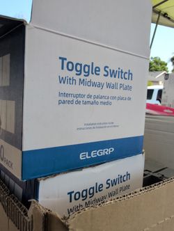 Toggle Switch And Wall Plates