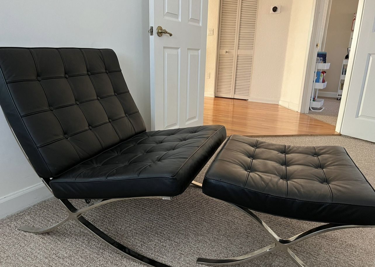 Barcelona Chair and Ottoman