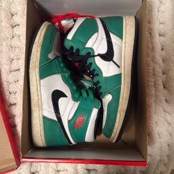  Air Jordan 1 High Og Lucky Green