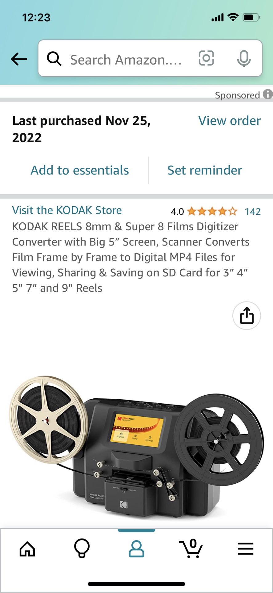 Kodak Reels Film digitizer For 8mm Super 8mm Film for Sale in