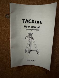 TACKLIFE MLT01 Lightweight Aluminum Tripod - Brand New - 55” Travel Tripod  ✅