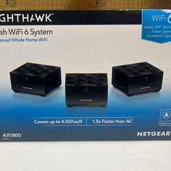 Nighthawk Mesh Wifi 6 System AX1800