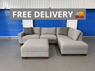 Large gray Costco sectional