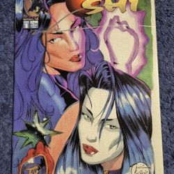 CYBLADE/SHI SIGNED MARC SILVESTRI 1995 NM TUCCI VARIANT TOP COW CRUSADE