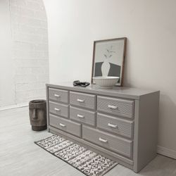Restored Gray Dresser
