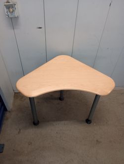 Hon brand resin corner table /desk $60 each