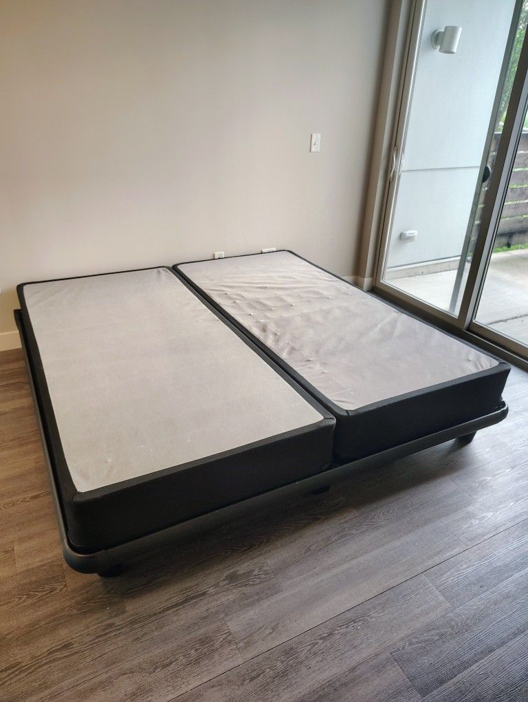 King Size Bed Frame And Boxes Springs