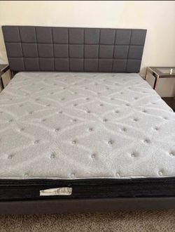 Bed frame and mattress