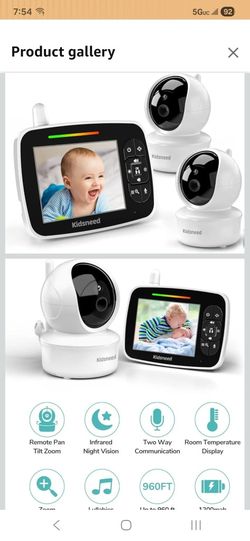 Kidsneed Dual Camera Baby Monitor Kit 