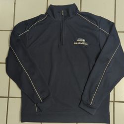 Men's Size M Seattle Seahawks Half Zip Shirt