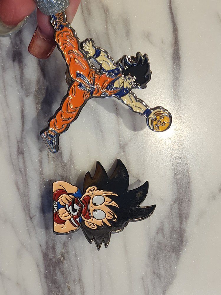 Dragon Ball Z Goku Nike Basketball Mashuo Enamel Pins 