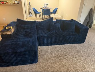 Blue couch