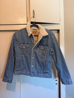 LEVIS women’s ex-boyfriend trucker jacket denim