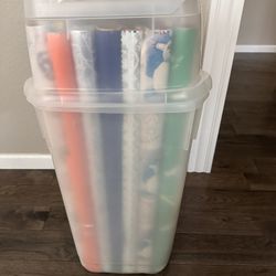 Wrapping Paper and Storage Holder