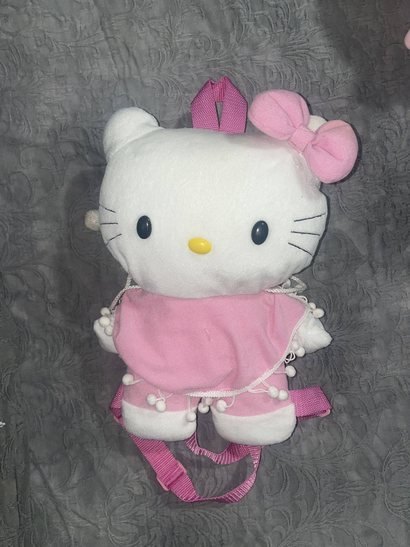 Hello Kitty Plush Backpack Purse
