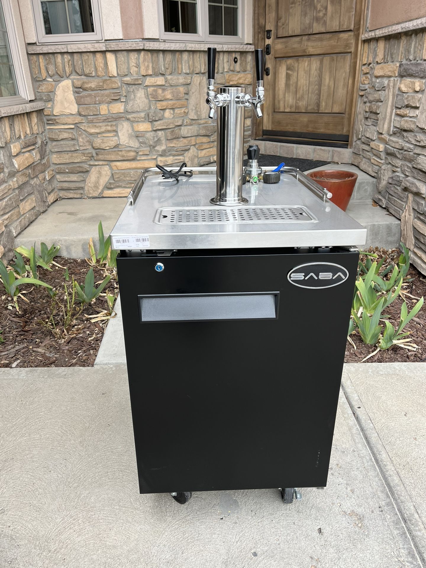 New Dual Tap commercial Kegerator
