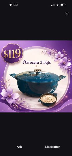 Princess house  ollita de 3 qt mi cosina