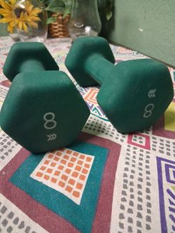 8 LB Neoprene Hex Dumbbells (Pair) – Great Condition!