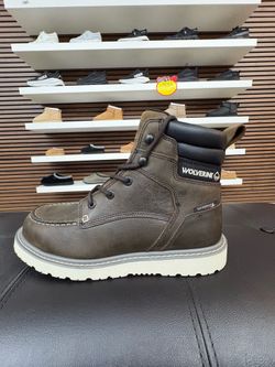 WOLVERINE 6IN STEEL TOE BROWN
