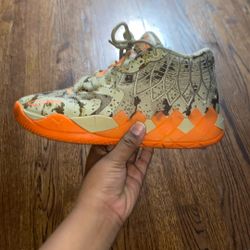 Puma Lamelo Orange And Tan