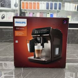 Phillips 3300 Series Fully Automatic Espresso Machine With Latte Go ((Take It Home In Payments/ llévatelo a casa en pagos) Only $10 Down  
