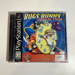 Bugs Bunny Lost In Time Sony PlayStation 1 PS1, TESTED & WORKING! Complete 