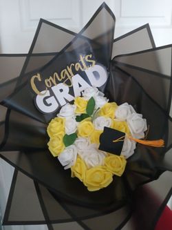 Leis and flower bouquets