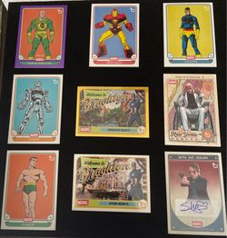 Marvel Topps cards