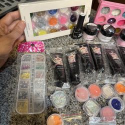 Nail Party - Nail Stuff - Gel Nails- Glitter- Nail Sequins All For Price Listed 