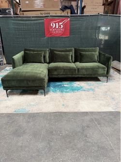 97.5” Velvet Sectional NEW Wayfair FREE DELIVERY 🚚