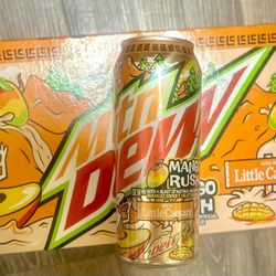 Unopened 12pk Little Caesars x Mountain Dew Mango Rush Limited Edition