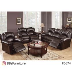 Brown Motion Sofa Set (Free Delivery)