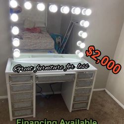 Impressions Vanity With Bluethoot Mirror Brand New