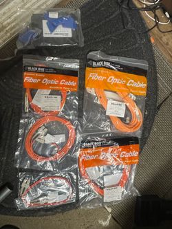 Fiber jumper patch cables LC and SC connector ends