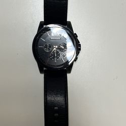 Armani Exchange 2098 Men's Chronograph Watch with Leather Strap