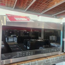 GE Profile 30 Inch Over The Range Microwave 2.1 Cu Ft Chef Connet