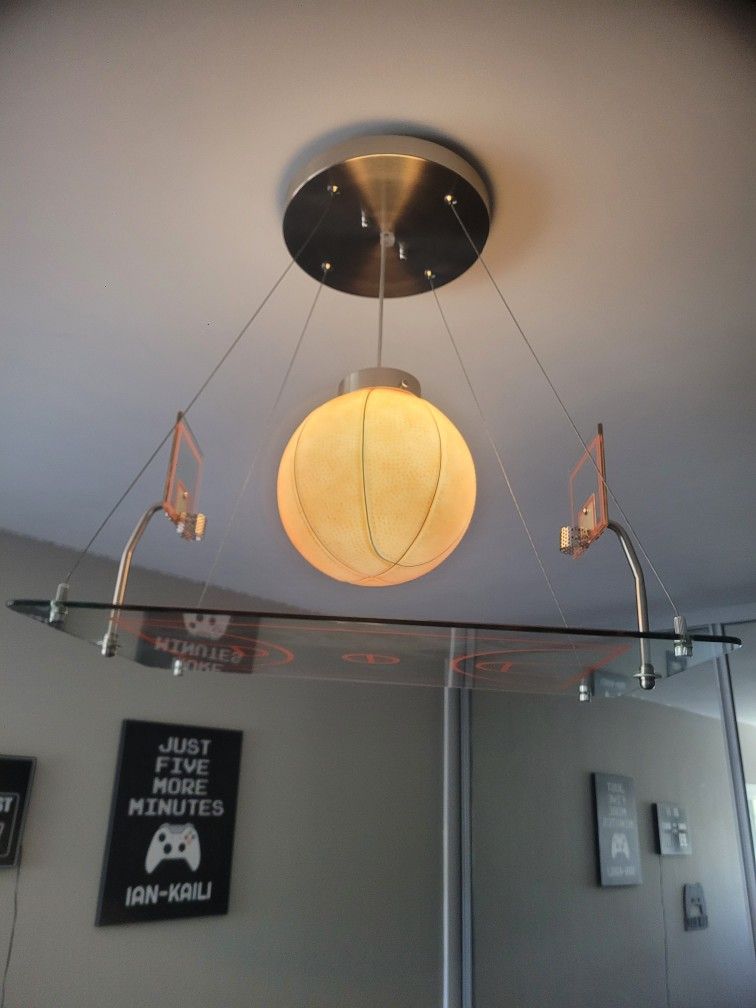 Basketball Ball Ceiling Lamp
